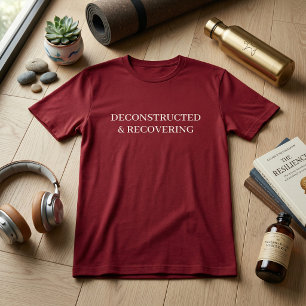 Zerlegtes & renoviertes überdimensionales Fitnesss T-Shirt