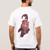 Zerlegungs-Verbindung zupfen T-Shirt (Rückseite)