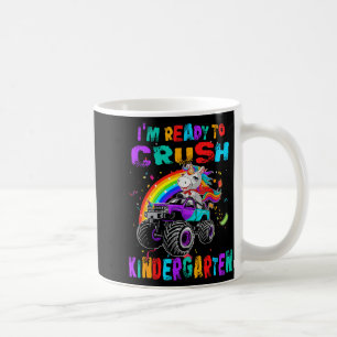 Zermalmer Kindergarten Einhorn Monstertruck Zurück Kaffeetasse