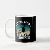 Zermatt Alpinski Schweiz Berge Schweizer  Kaffeetasse (Links)