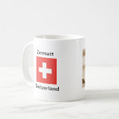 Zermatt Andenken-Tasse Kaffeetasse (Vorderseite Links)
