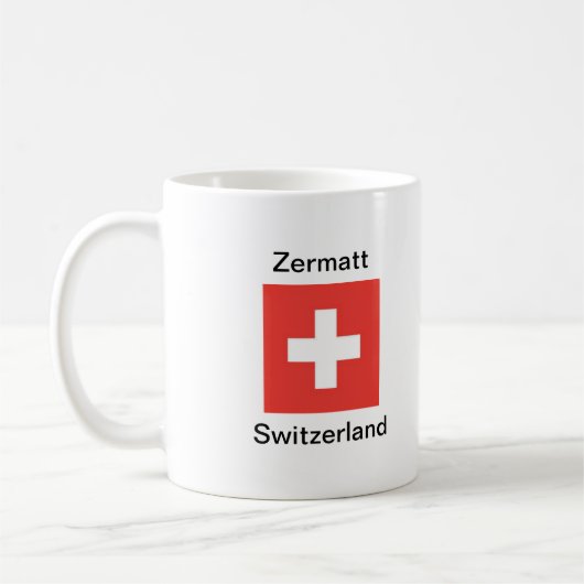 Zermatt Andenken-Tasse Kaffeetasse (Links)