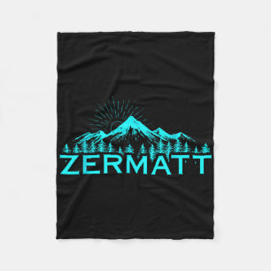 Zermatt Berge Alpin-Ski Schweizer Alpen Schweiz Fleecedecke