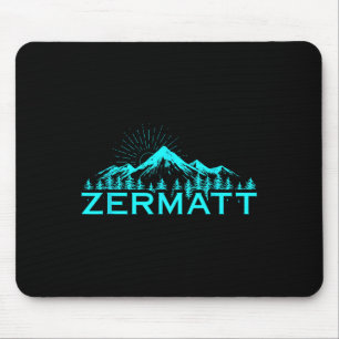 Zermatt Berge Alpin-Ski Schweizer Alpen Schweiz Mousepad