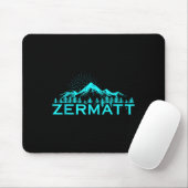 Zermatt Berge Alpin-Ski Schweizer Alpen Schweiz Mousepad (Mit Mouse)
