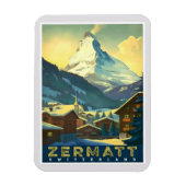 Zermatt - Das majestätische Matterhorn erfassen Magnet (Vertikal)