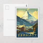 Zermatt - Das majestätische Matterhorn erfassen Postkarte (Vorne/Hinten)