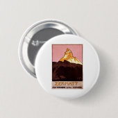 Zermatt die Schweiz Button (Vorne & Hinten)