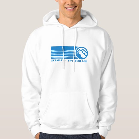 Zermatt die Schweiz Hoodie (Vorderseite)