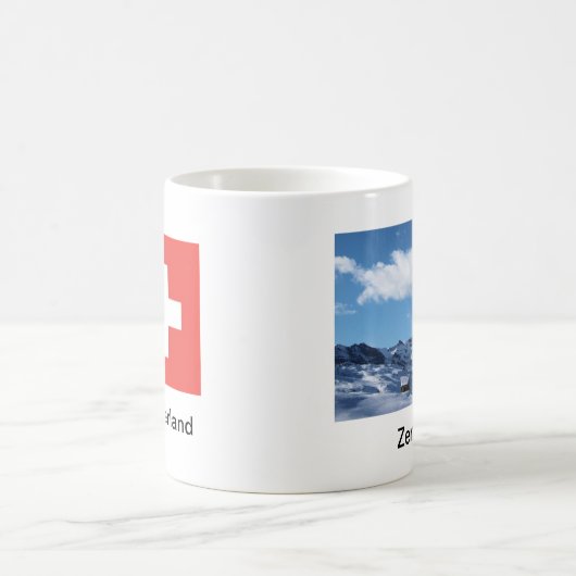 Zermatt, die Schweiz-Tasse Kaffeetasse (Mittel)