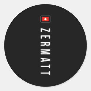 Zermatt Expedition Xo4U Original Runder Aufkleber