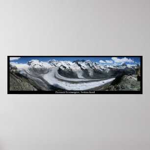 Zermatt Gornergrat, die Schweiz Poster