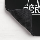 Zermatt Heartbeat Alpin Skifahren Schweizer Alpen  Mousepad (Ecke)