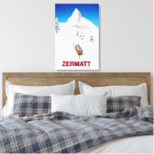 Zermatt Leinwanddruck (Insitu (Schlafzimmer))