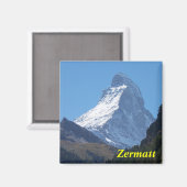 Zermatt-Magnet Magnet (Vorderseite/Rückseite)