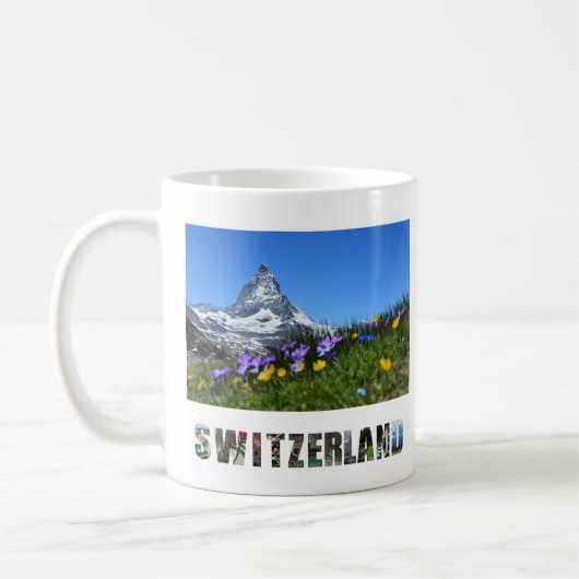 Zermatt Matterhorn Schweiz Schweizer Alpen Kaffeetasse (Links)
