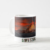 Zermatt Matterhorn Schweiz Schweizer Alpen Sonnenu Kaffeetasse (Vorderseite Links)
