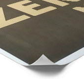 Zermatt, Mont Cervin, Schweiz, Skiposter Poster (Ecke)