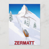 Zermatt Postkarte (Vorderseite)