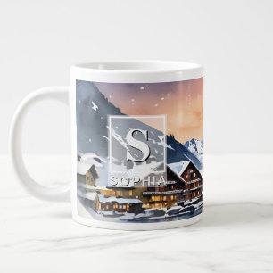 Zermatt, Schweiz Aquarell Kunst Tasse