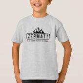 Zermatt Schweiz Außenbereich T - Shirt (Vorderseite)
