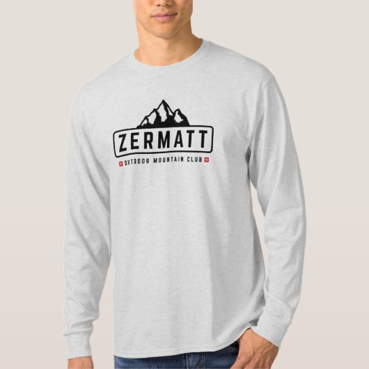 Zermatt Schweiz Außenbereich T - Shirt (Vorderseite)