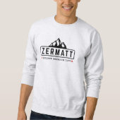 Zermatt Schweiz im Freien  Sweatshirt (Vorderseite)