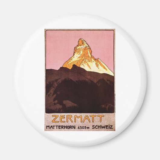 Zermatt Schweiz Magnet (Vorne)