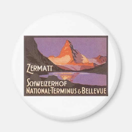 Zermatt Schweiz Magnet (Vorne)