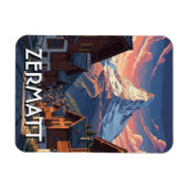 Zermatt Schweiz Matterhorn Magnet (Horizontal)