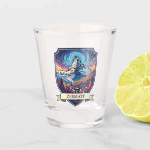 Zermatt Schweiz Matterhorn Schnapsglas