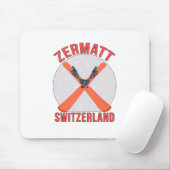 Zermatt, Schweiz Mousepad (Mit Mouse)