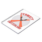 Zermatt, Schweiz Notizblock (Linke Seite)