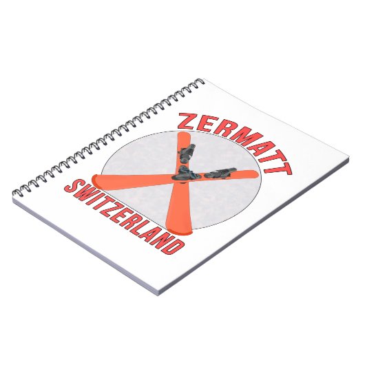 Zermatt, Schweiz Notizblock (Linke Seite)