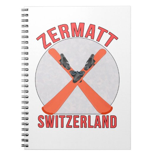 Zermatt, Schweiz Notizblock (Vorderseite)