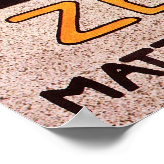 Zermatt Schweiz Poster (Ecke)