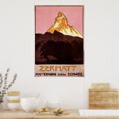 Zermatt Schweiz Poster (Küche)