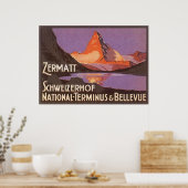 Zermatt Schweiz Poster (Küche)