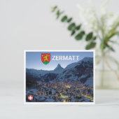 Zermatt - Schweiz Postkarte (Stehend Vorderseite)