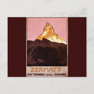 Zermatt Schweiz Postkarte