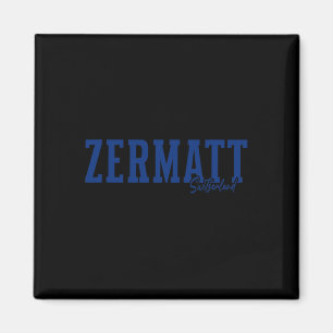 Zermatt Schweiz Schweizer Alpen Alpinski Souvernir Magnet
