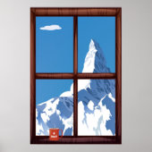 Zermatt, Schweiz, Ski Poster (Vorne)