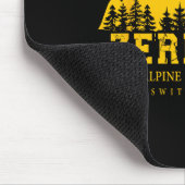 Zermatt Schweiz Skigebiet Alpinski Schweizer Mousepad (Ecke)