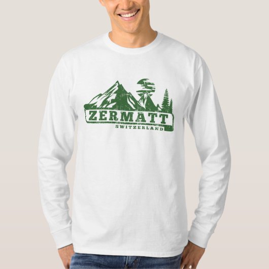 Zermatt Schweiz T-Shirt (Vorderseite)