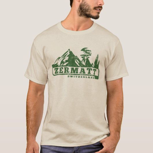 Zermatt Schweiz T-Shirt (Vorderseite)
