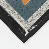 Zermatt Schweiz Winterskifahren Snowboarden Ski Fleecedecke (Ecke)