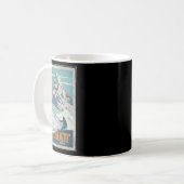 Zermatt Schweiz Winterskifahren Snowboarden Ski Kaffeetasse (Vorderseite Links)