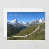 Zermatt Schweizer Alpen Matterhorn Postkarte (Vorne/Hinten)