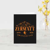 Zermatt Schweizer Alpen Skipass Lugano Karte (Gelbe Blume)