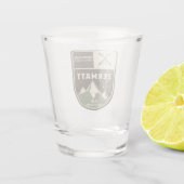 Zermatt Schweizer Alpen Wallis Schweiz Schnapsglas (Rückseite)